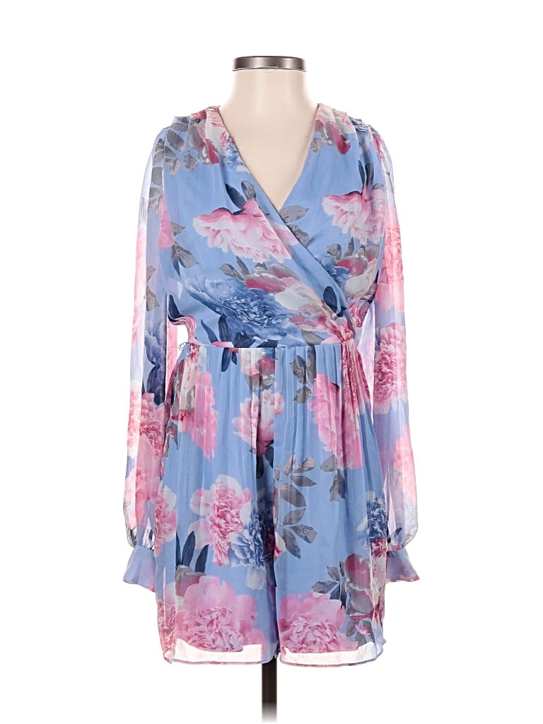 Pre-owned Express Romper In Blue