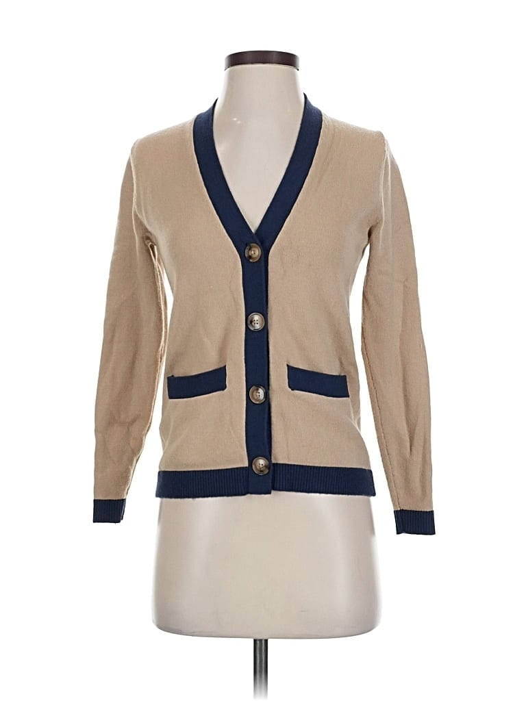 Pre-owned Ann Taylor Cardigan Sweater In Brown