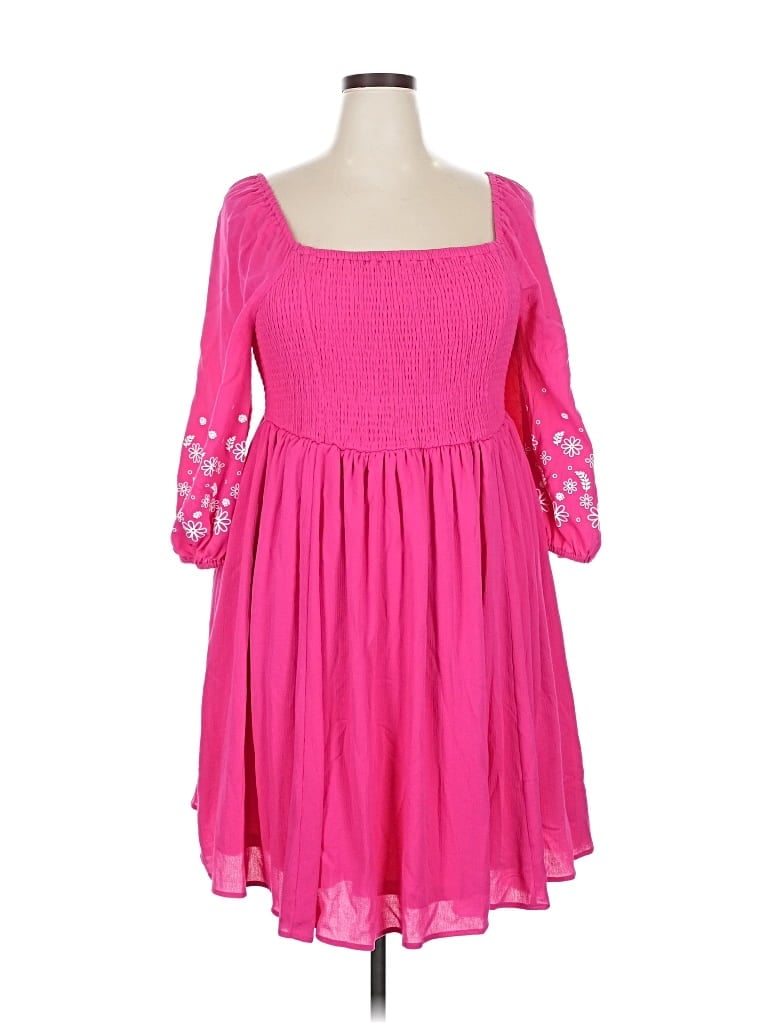Pre-owned Torrid Casual Dress In Pink