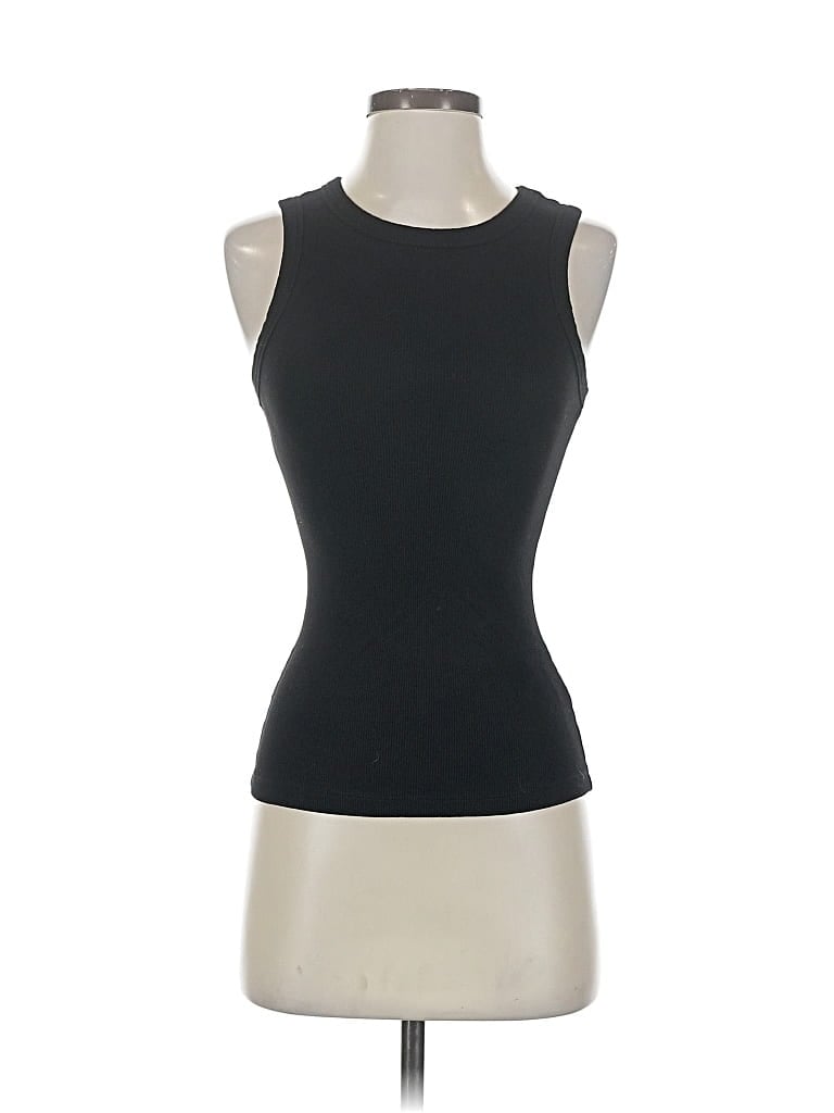 Pre-owned Unbranded Sleeveless T-shirt In Black