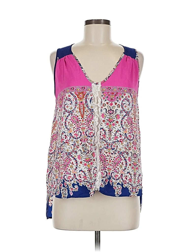 Pre-owned Renee C Sleeveless Blouse In Pink