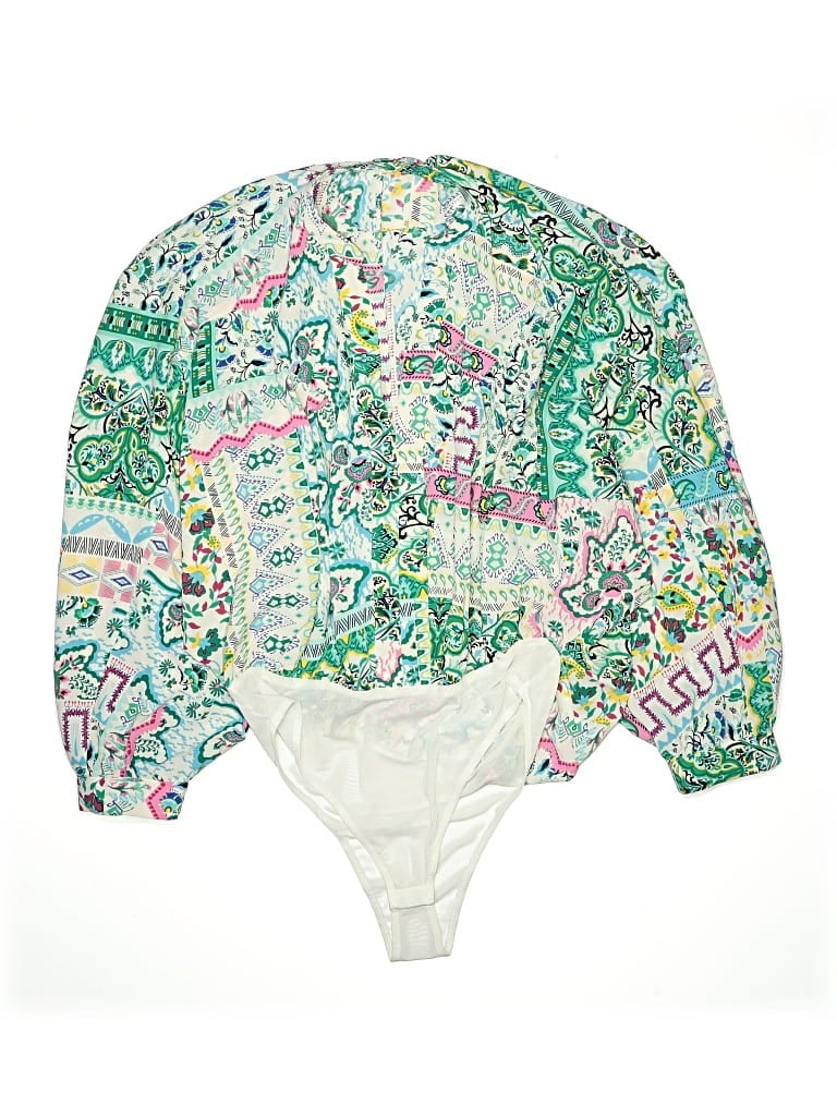 Pre-owned Entro Bodysuit In Green