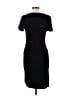 VICI Solid Black Casual Dress Size L - photo 2