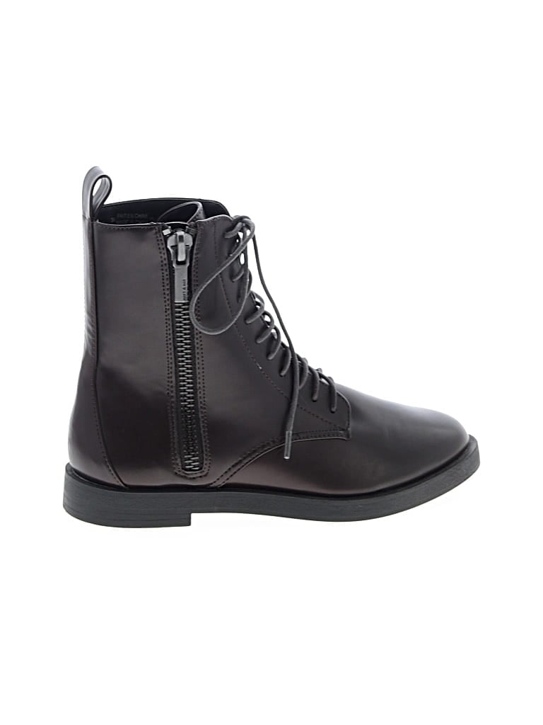 Pre-owned Matt & Nat Ankle Boots In Brown