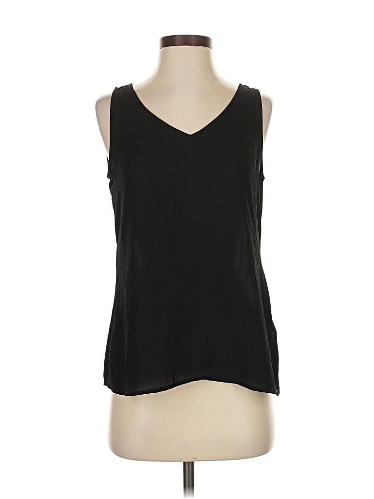 Pre-owned Banana Republic Sleeveless Blouse In Black