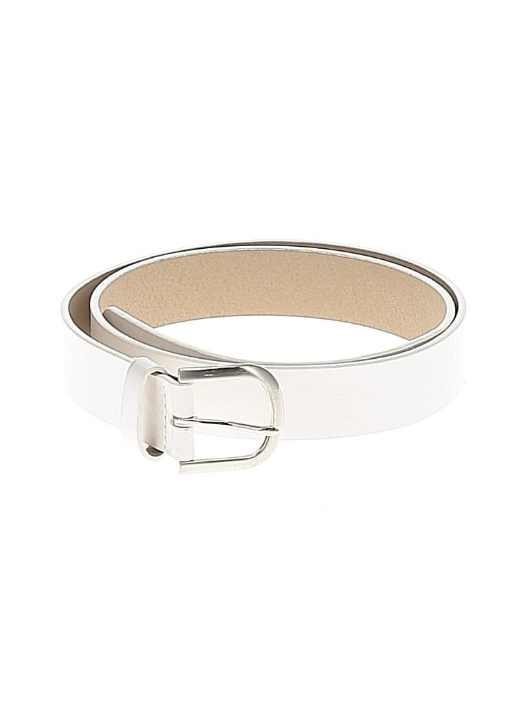 Pre-owned Unbranded Belt In White