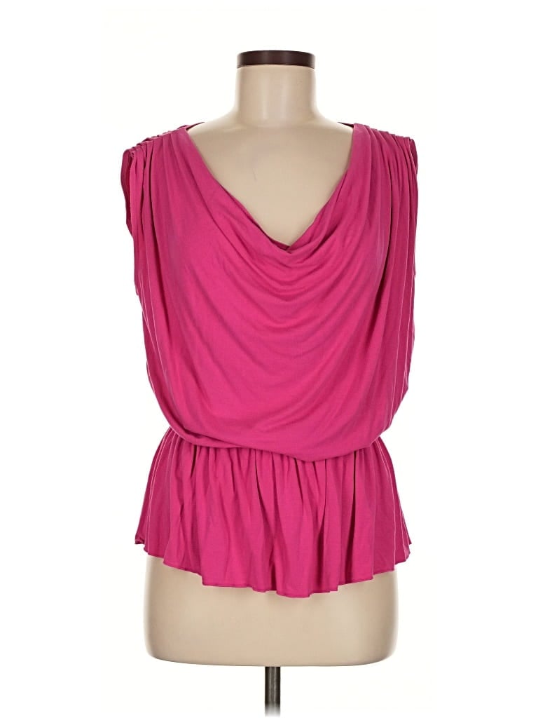 Pre-owned Zen Knits Sleeveless Blouse In Pink