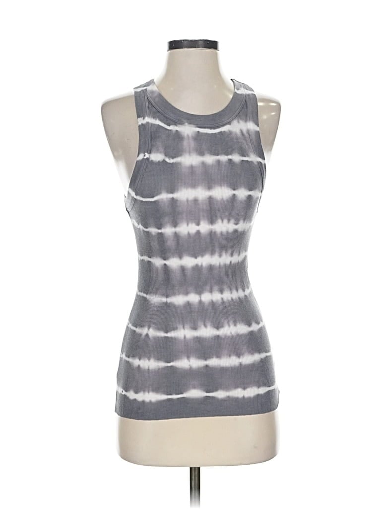 Pre-owned Aerie Tank Top Gray Halter Neckline Tops