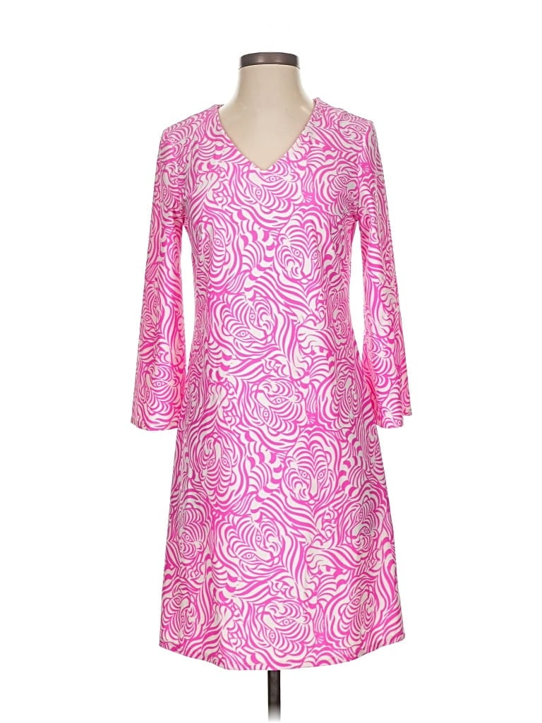 Pre-owned Jude Connally Cocktail Dress In Pink