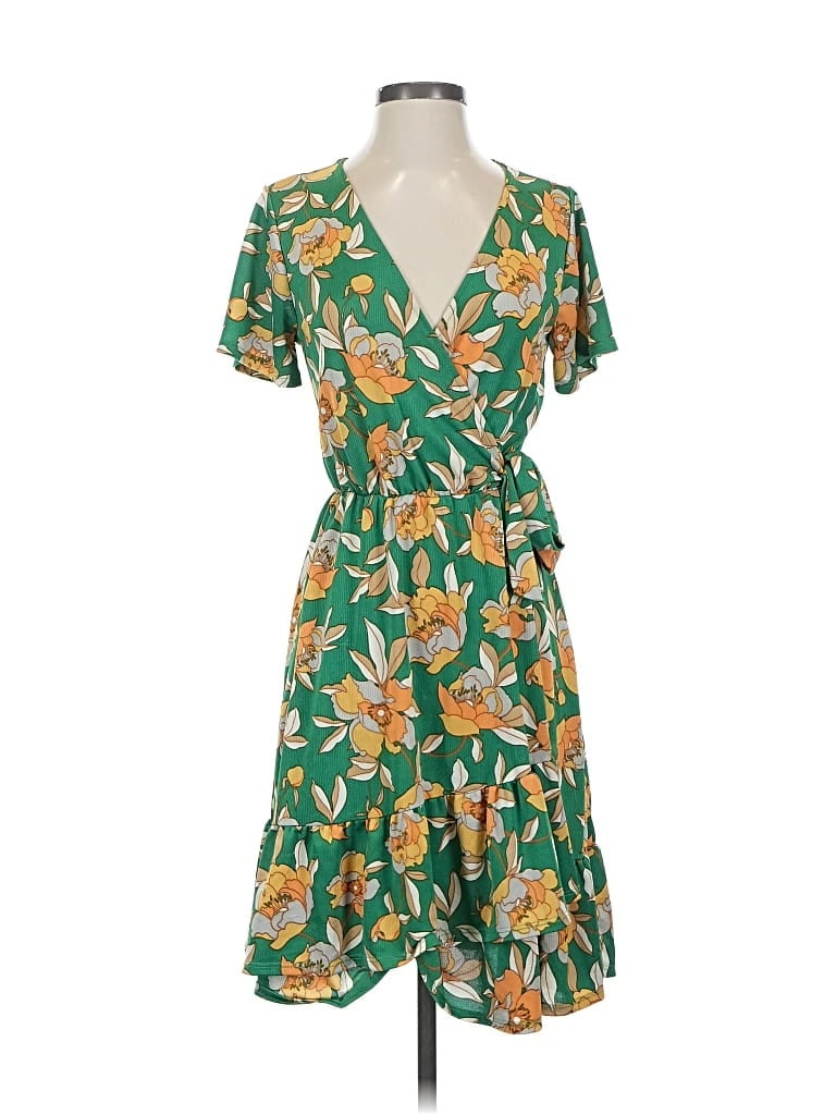 Pre-owned Weston Casual Dress In Green