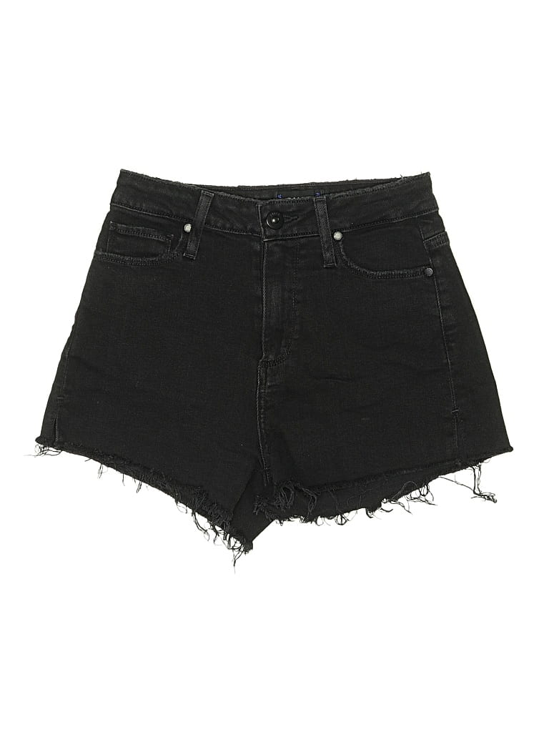 Pre-owned Paige Denim Shorts In Black