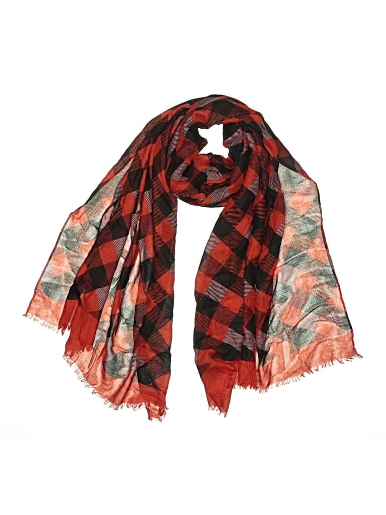 Pre-owned Unbranded Scarf In Orange