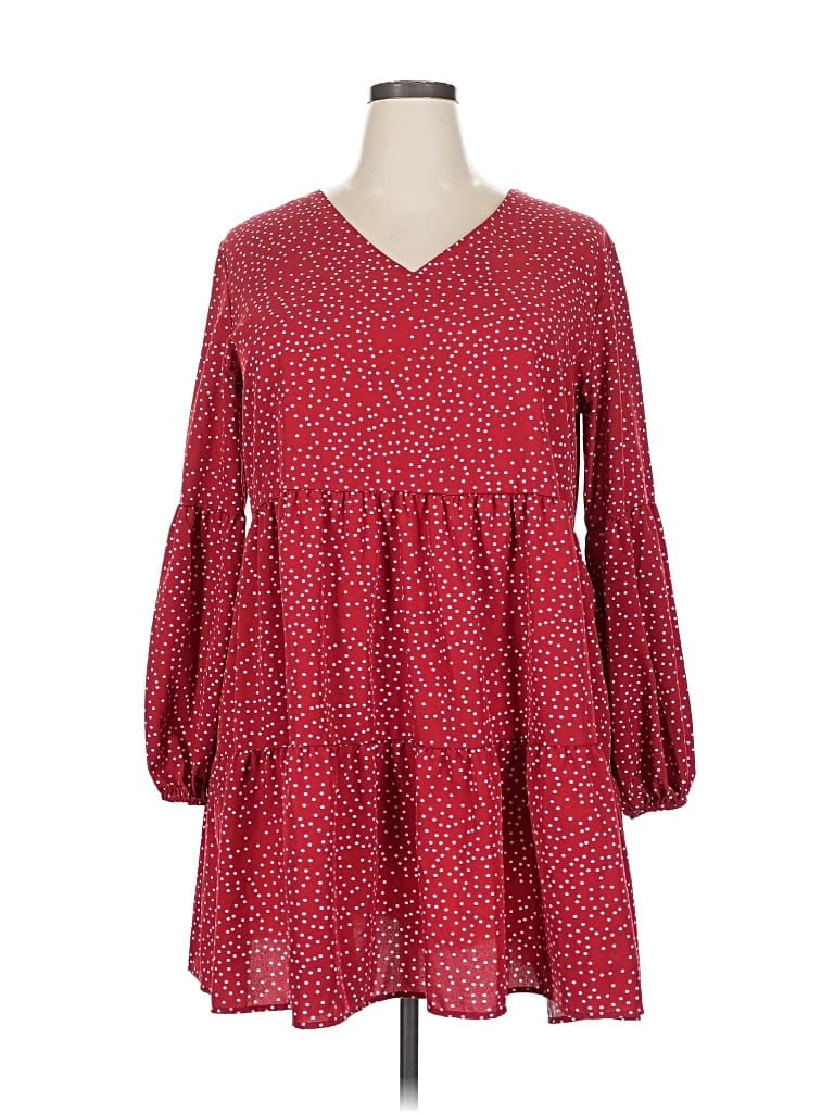 Pre-owned Unbranded Casual Dress In Red