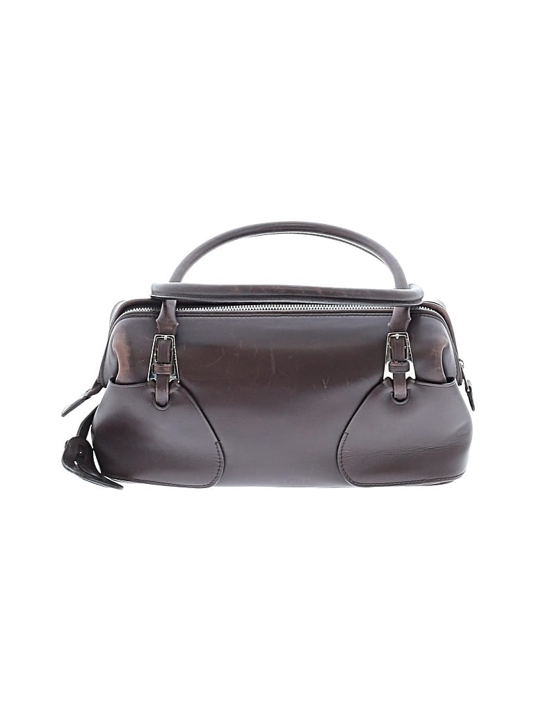 Pre-owned Bally Leather Shoulder Bag In Brown
