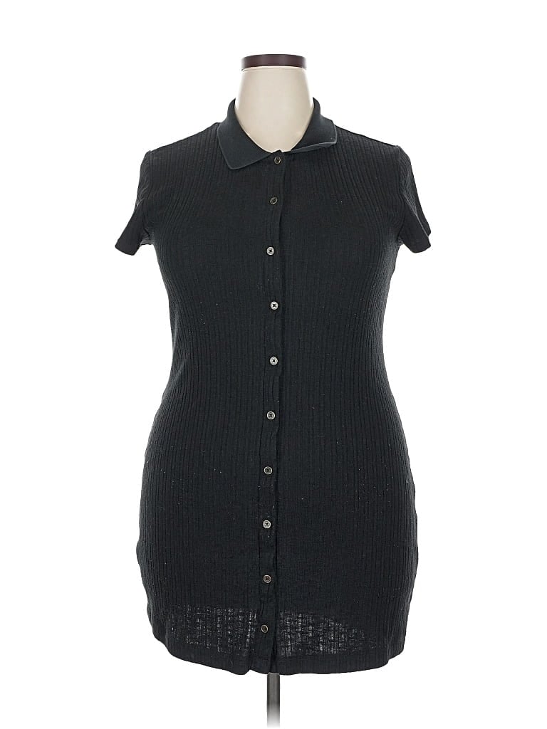 Pre-owned Wild Fable Casual Dress In Black