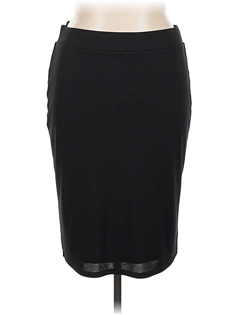Pre-owned Liz Claiborne Casual Skirt In Black