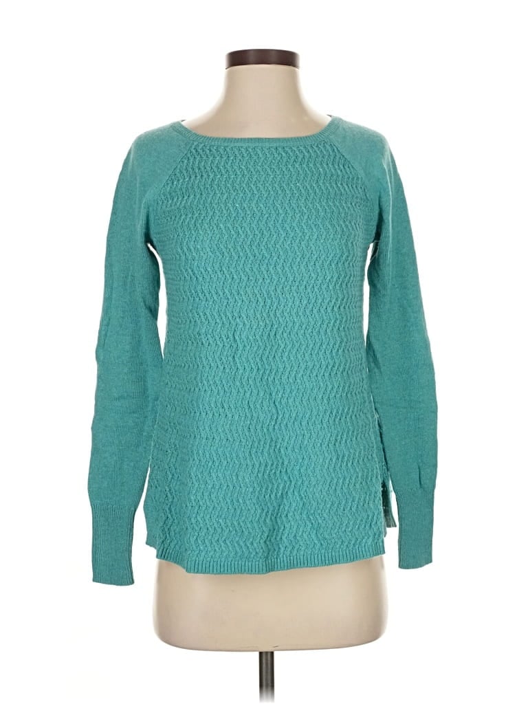 Pre-owned Ann Taylor Loft Pullover Sweater In Blue