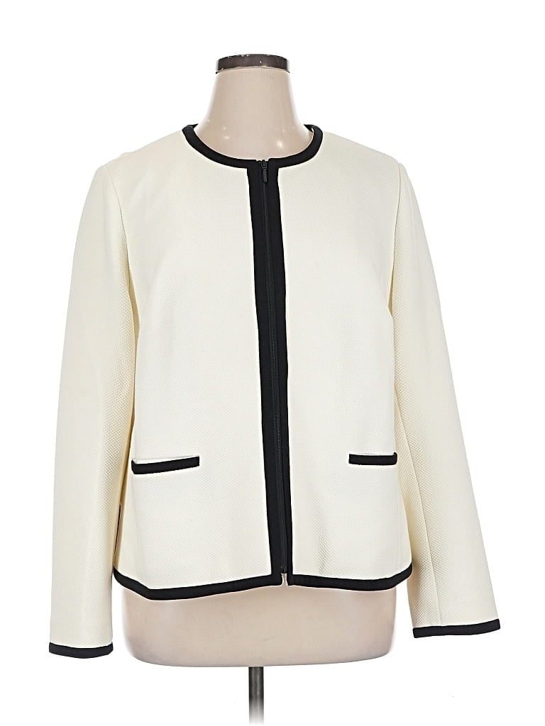 Pre-owned Talbots Jacket In White