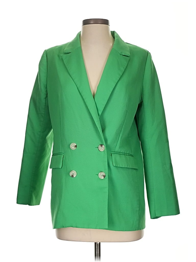 Pre-owned Steve Madden Blazer Jacket In Green