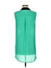 B_envied 100% Polyester Color Block Green Sleeveless Blouse Size M - photo 2