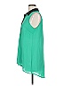 B_envied 100% Polyester Color Block Green Sleeveless Blouse Size M - photo 5