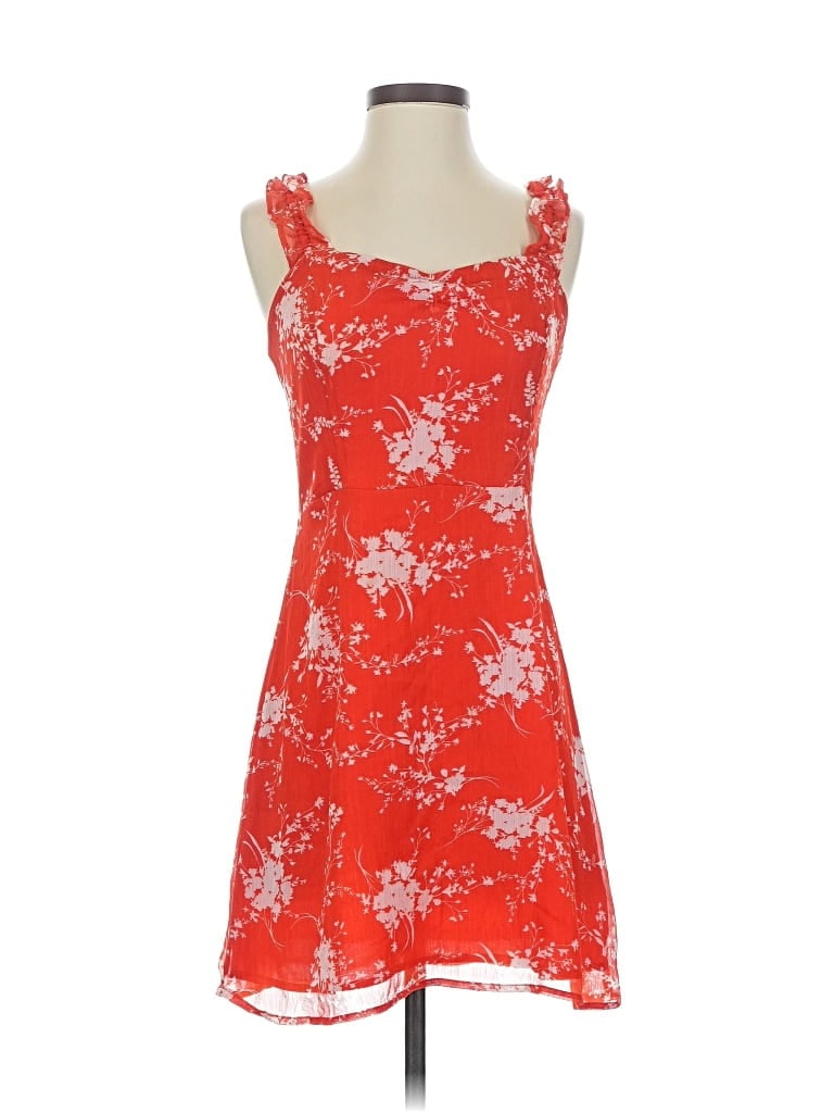 Pre-owned All In Favor Cocktail Dress In Orange