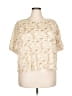 Code x Mode Ivory Short Sleeve Blouse Size XXL - photo 1