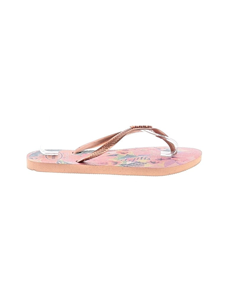 Pre-owned Havaianas Flip Flops In Pink