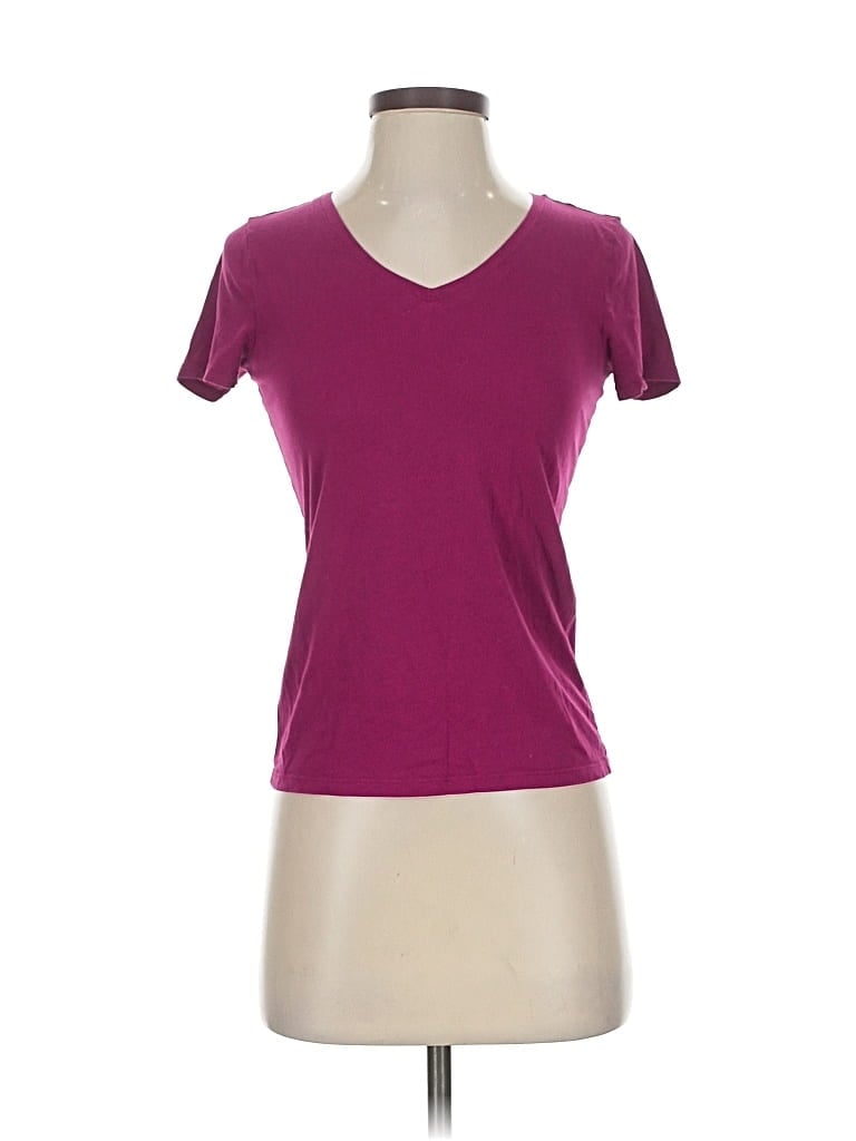 Pre-owned Ann Taylor Loft Short Sleeve T-shirt In Pink