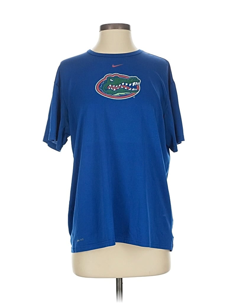 Pre-owned Nike Short Sleeve T-shirt In Blue