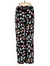 Just Love 100% Polyester Hearts Black Casual Pants Size M - photo 2