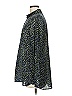 Ann Taylor Graphic Blue Green Long Sleeve Blouse Size M - photo 5