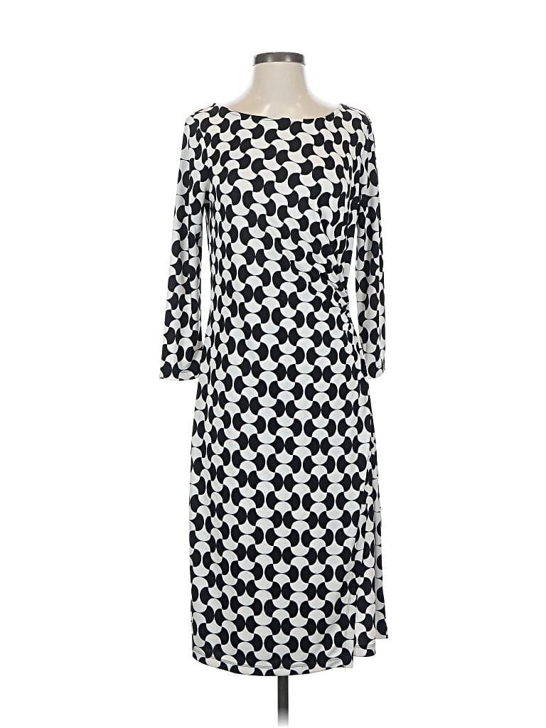 Pre-owned Talbots Casual Dress In Black