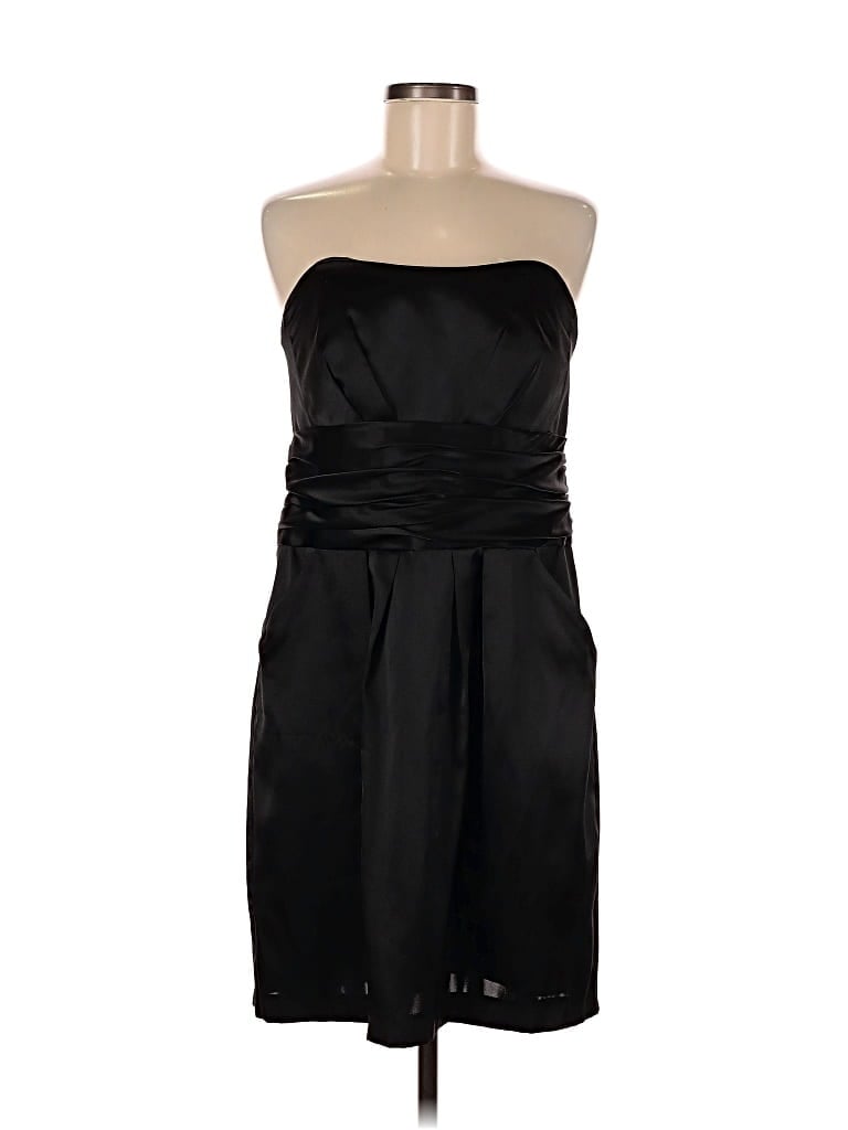 Pre-owned David's Bridal Cocktail Dress In Black