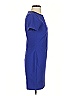 Likely Solid Blue Cocktail Dress Size 4 - photo 4