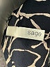 Sage 100% Polyester Print Black Cocktail Dress Size S - photo 7