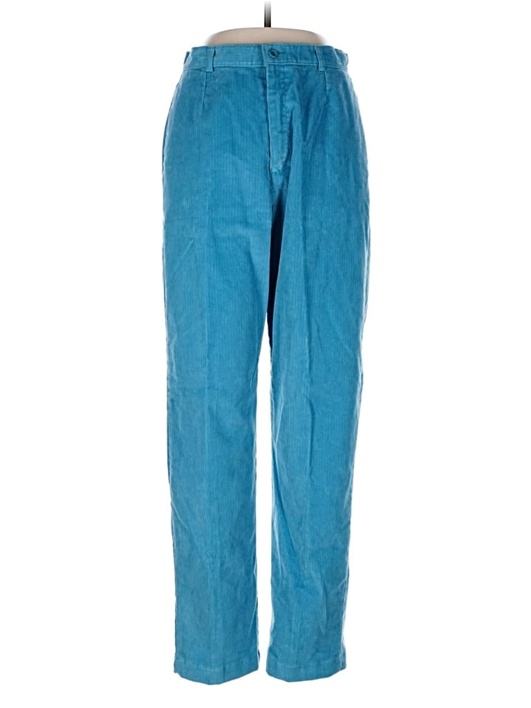 Pre-owned Lands' End Casual Pants In Blue