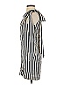 Mason 100% Silk Stripes Ivory Casual Dress Size 2 - photo 5