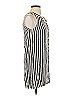 Mason 100% Silk Stripes Ivory Casual Dress Size 2 - photo 4