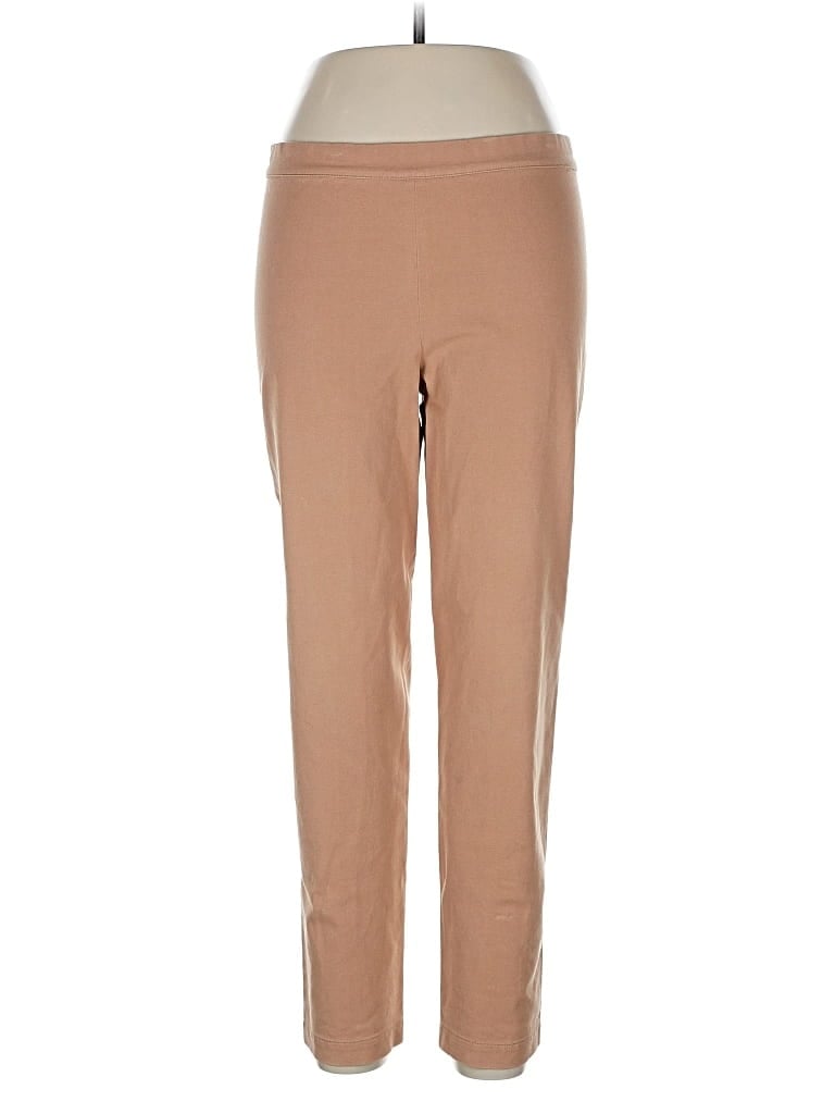 Pre-owned St John Active Pants In Brown