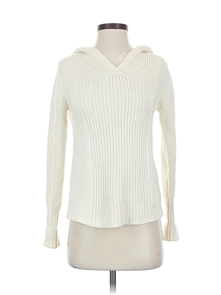 Pre-owned Gap Pullover Sweater In White