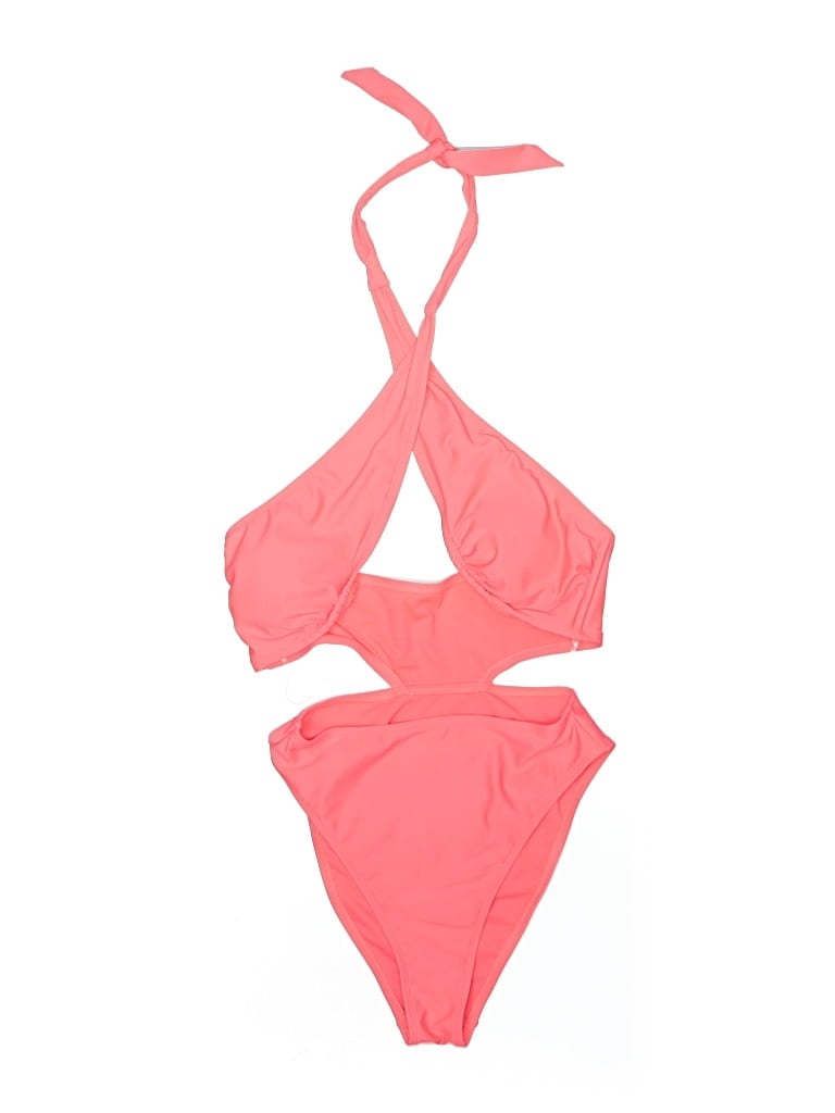 Pre-owned Wild Fable One Piece Swimsuit In Pink