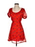 Assorted Brands 100% Polyester Hearts Red Cocktail Dress Size XS - Sm - photo 1