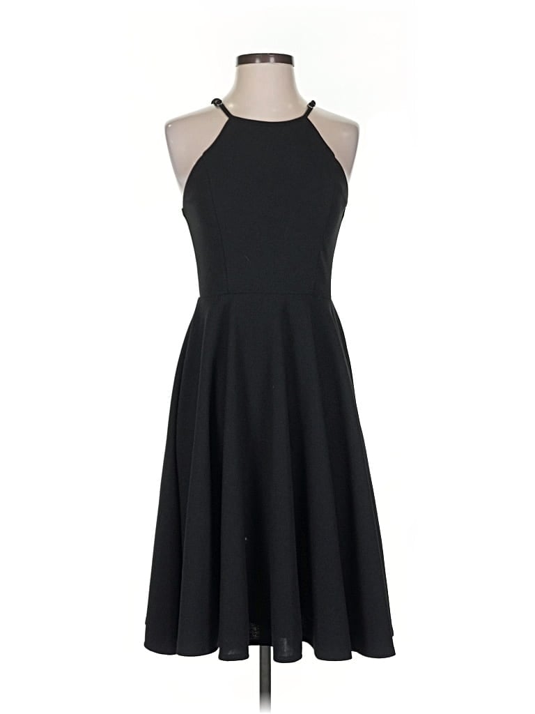 Pre-owned Lulus Cocktail Dress In Black