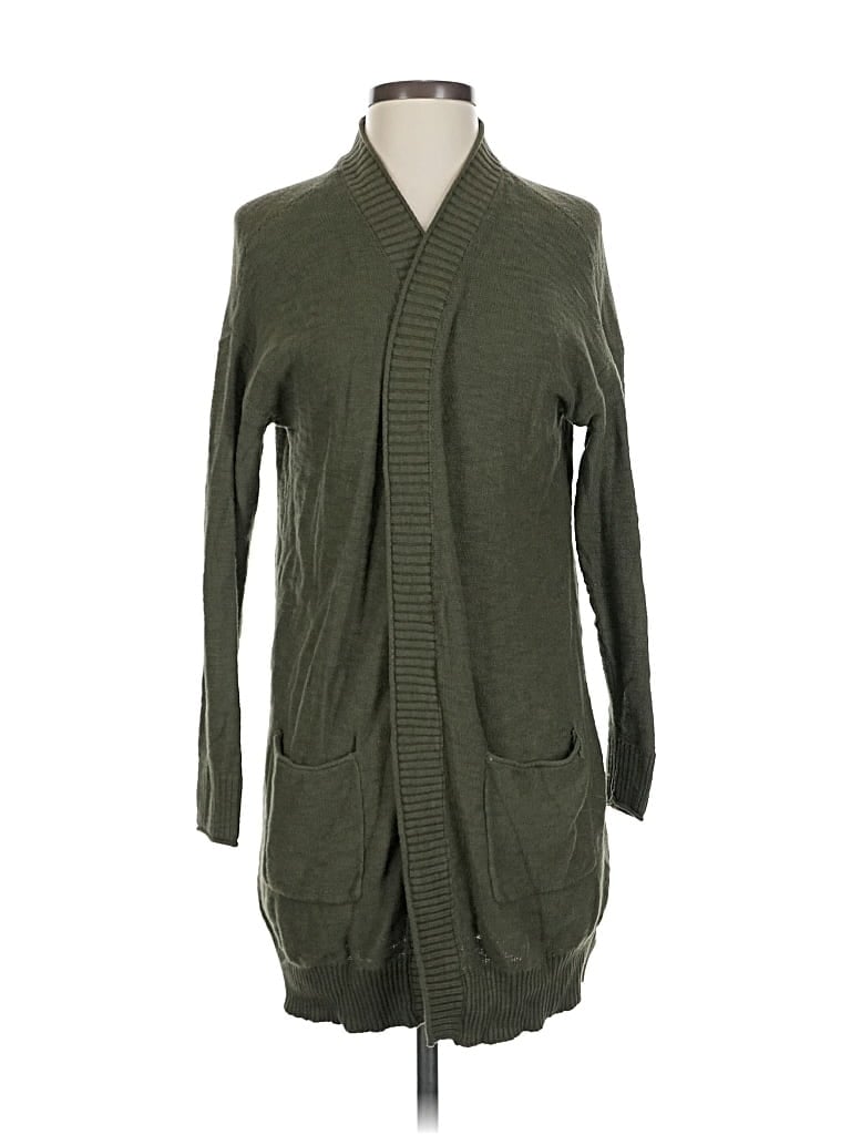 Pre-owned Sonoma Goods For Life Cardigan Sweater In Green