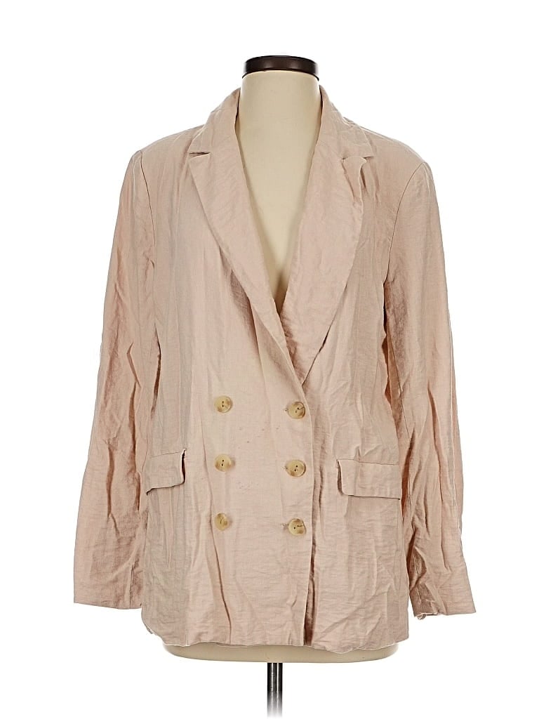 Pre-owned Love, Whit By Whitney Port Blazer Jacket In Brown