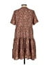 BTFBM 100% Polyester Animal Print Brown Casual Dress Size S - photo 2