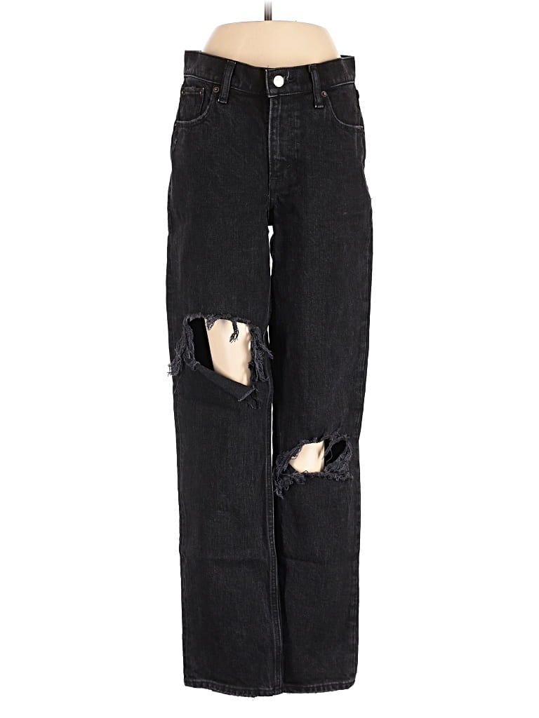 Pre-owned Abercrombie & Fitch Jeans In Black