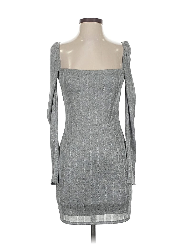 Pre-owned Nbd Cocktail Dress In Silver