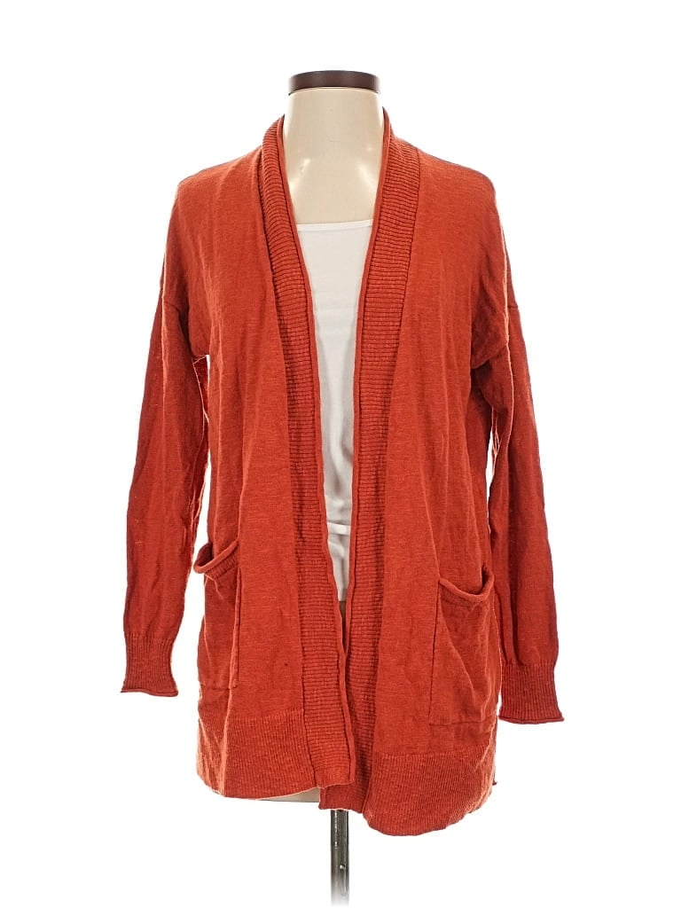 Pre-owned Madewell Cardigan Sweater In Orange